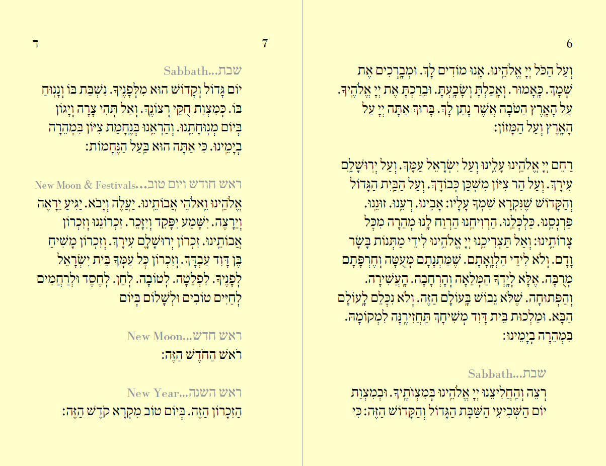 .2 Occasional Prayers תולדות האדם