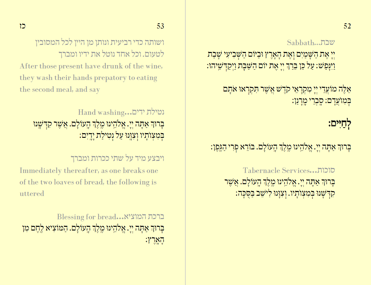 .2 Occasional Prayers תולדות האדם